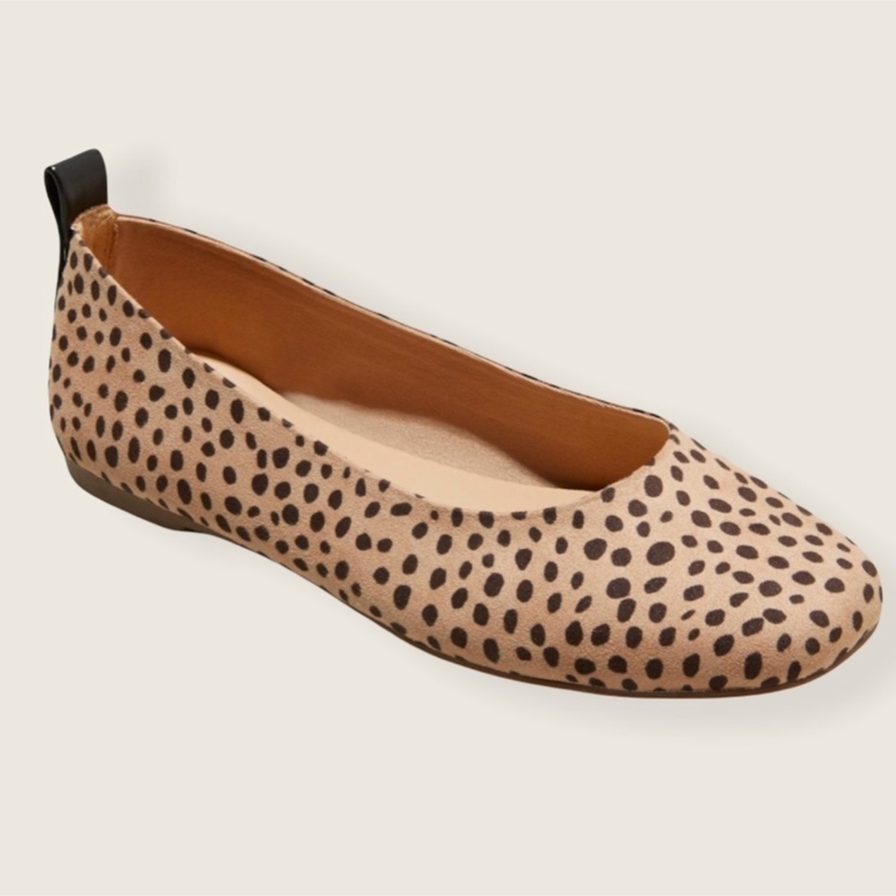 Universal Thread Animal Print Flats Leopard Ballet Flats Multicolor Size 6 - Picture 6 of 15